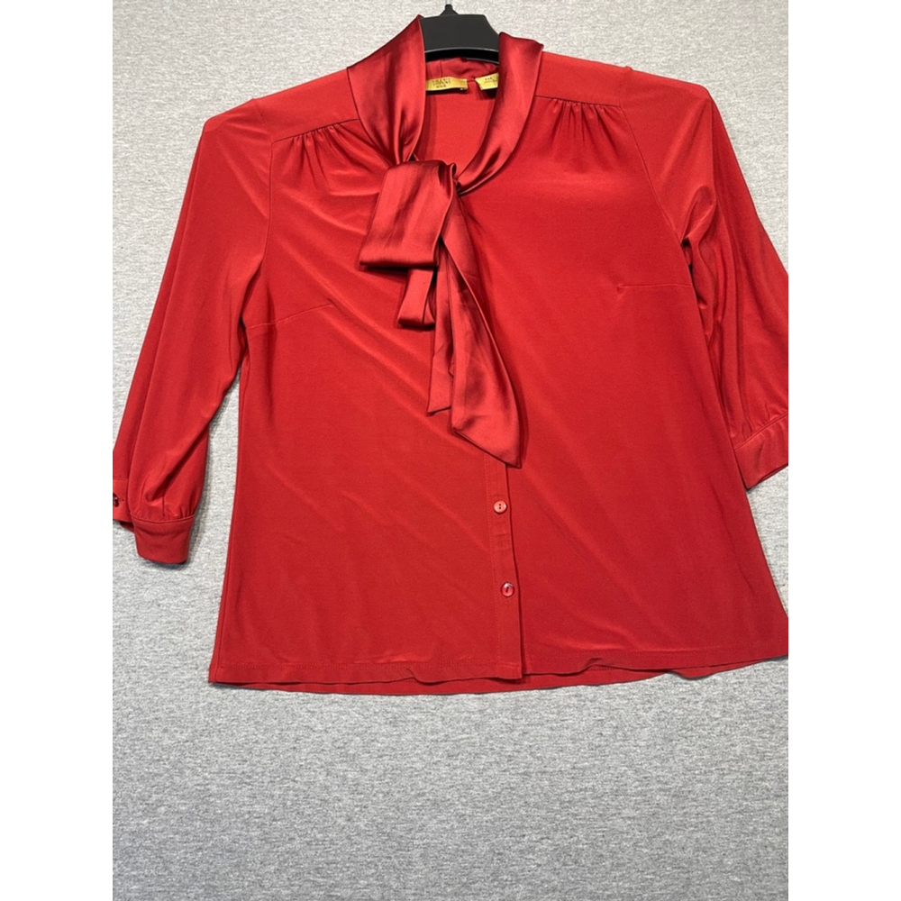 Women's Valerie Stevens Blouse, Red, Size PM